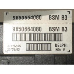 Boitier Servitude Moteur (bsm) Peugeot 307 Phase 1